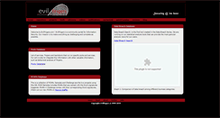 Desktop Screenshot of evilfingers.com