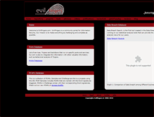 Tablet Screenshot of evilfingers.com